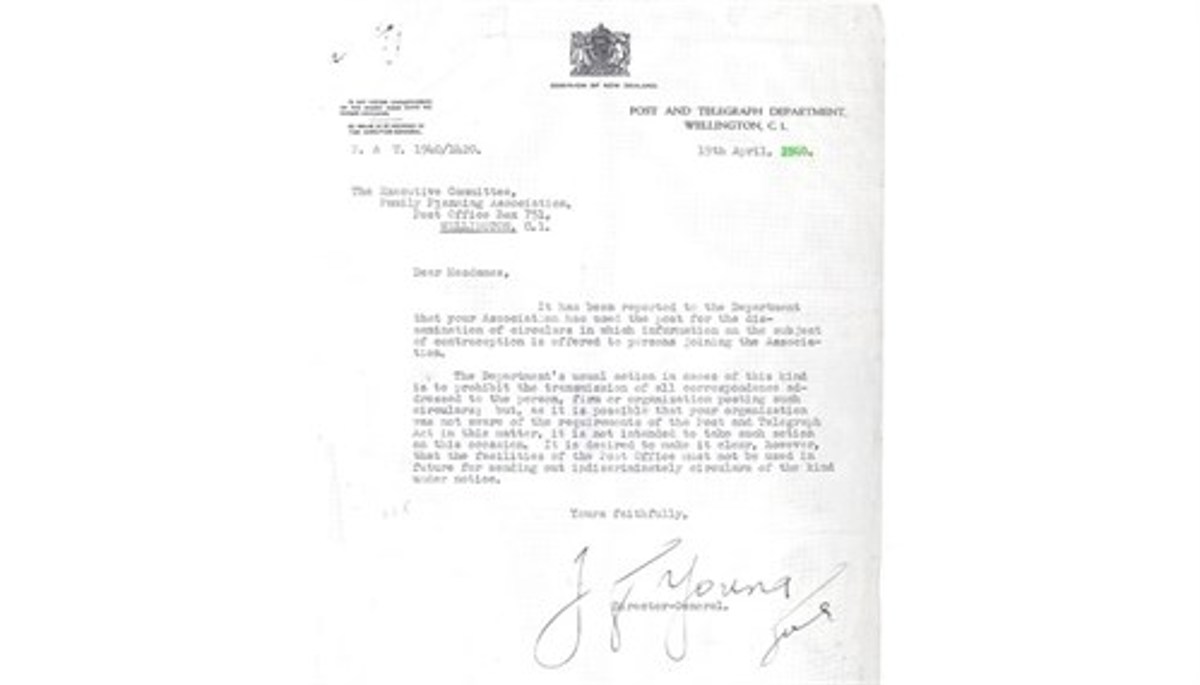 Image of Post Office Letter from the 1940s