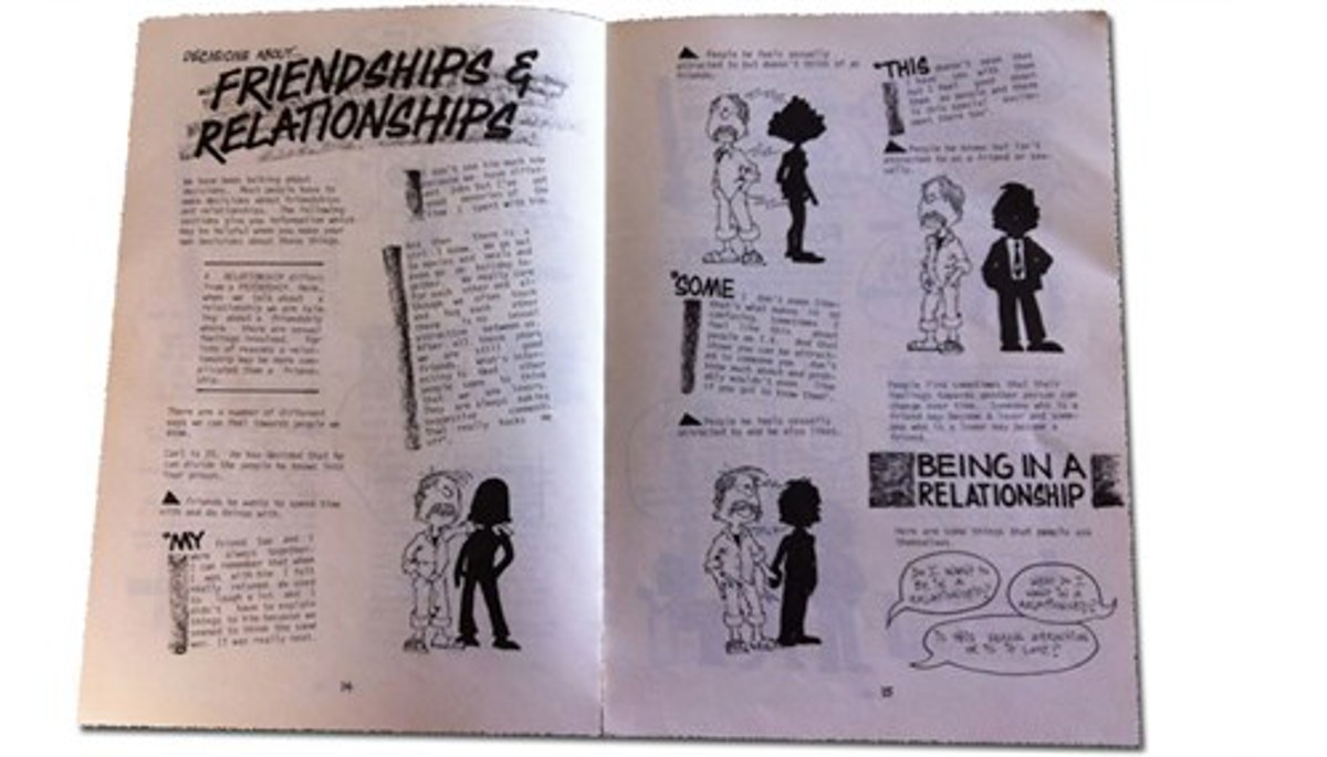 Image of sexuality education booklet from the 1980s